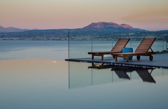 Magnificent Crete Villa | Villa Stone Pearl | Private Seawater Infinity Pool