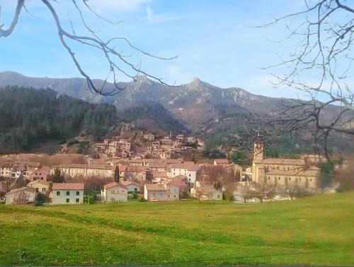 Maison charmante à Jaujac avec terrasse et plancha