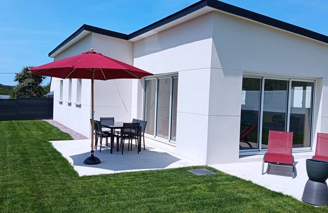 Maison Neuve de 2023, Plain Pied, 2 Chambres, à 10 Minutes à Pied de la Plage