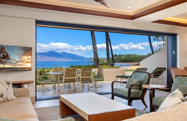 Makena Surf E103 Beachfront Resort - 2 Bedroom Oceanfront Condo