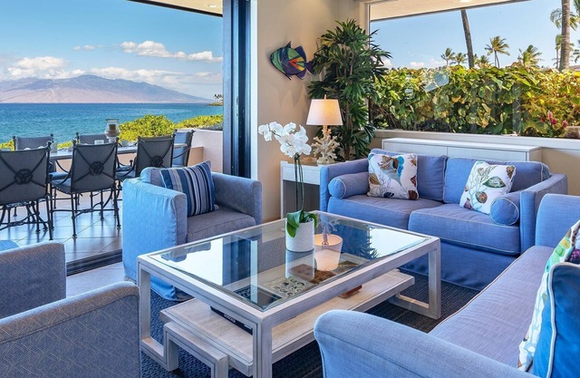 Makena Surf F112 Beachfront Resort - 3 Bedroom Oceanfront Condo