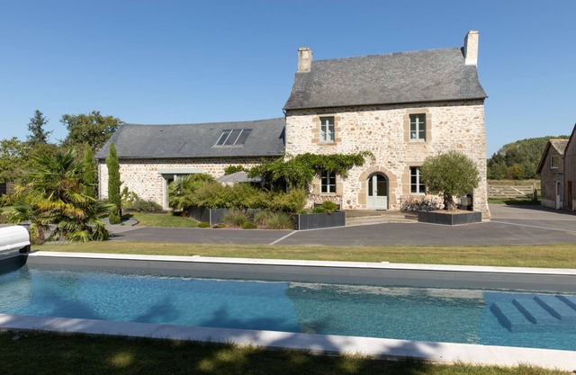 Manoir de la Nogrie - La Grange 4*, Cosy & chic, Pool, Spa, Petanque