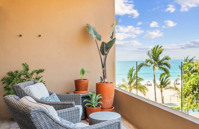 Manta Morada: Mar, San Pancho, Beachfront and Ocean views
