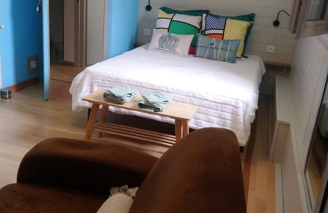 Master bedroom and pool in a quiet country setting