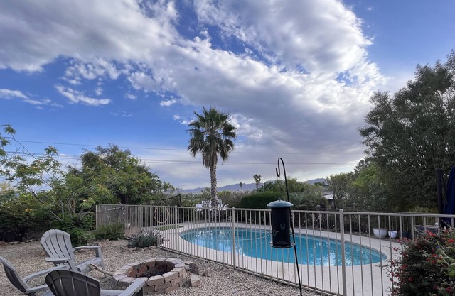 Mediterranean desert oasis -- pool, large patio, 2 indoor living areas!