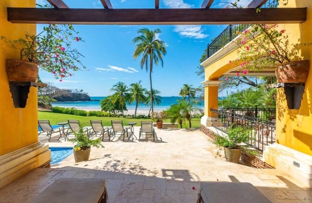Mediterranean-style Flamingo mansion offers the ultimate in beachfront luxury