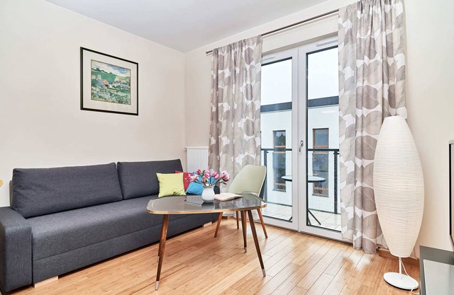 Miasto Marina C Wrocław | Bright Apartment with Parking