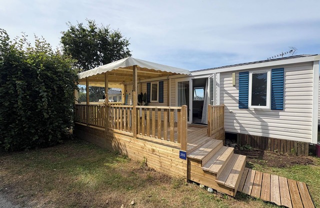 Mobilhome 6 persons 30 m from the sea- camping 🏕️ 3 ⭐️Perros-Guirec / Louannec