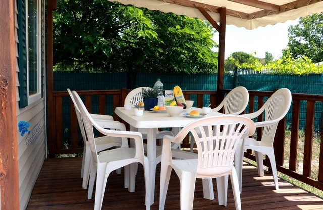 *Mobilhome «des Salines» *Mobilhome 6 people *3 Bedrooms *