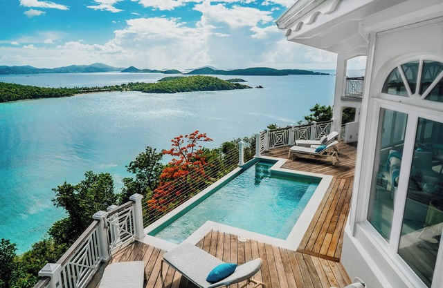 Modern Caribbean Luxury at Hawksnest Villa- Infinity Pool, Central AC, Concierge