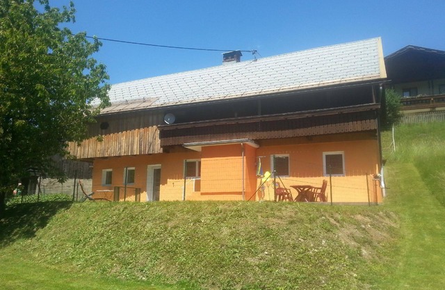Modern holiday house in a mountainous location near the Carinthian lakes landscape