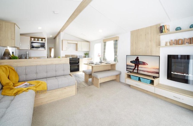 Modern mobile home premium pitch