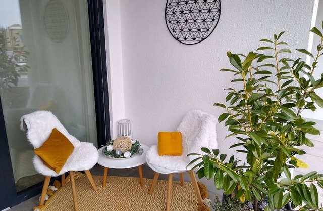 Modern vacation apartment (approx. 30sqm) with kitchen