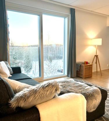 Moderni viihtyisä kaksio Jyväskylässä ilmaisella pysäköintipaikalla