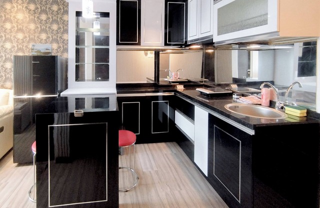 Monochromatic Modern 1Br At Tamansari Prospero Sidoarjo Apartment