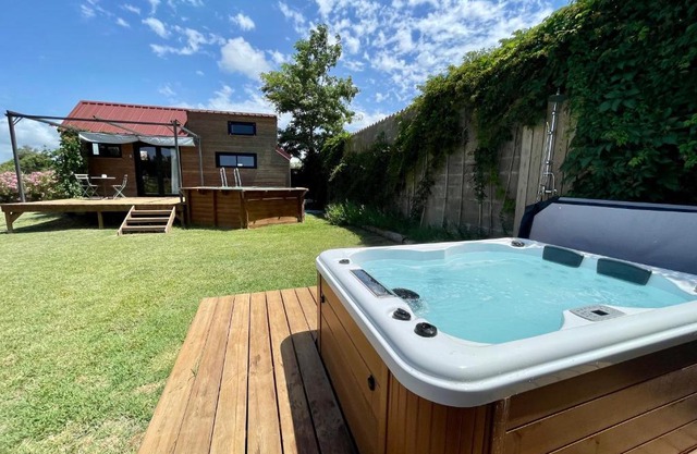 myinsolite - Tiny-house, jacuzzi, brasero, piscine