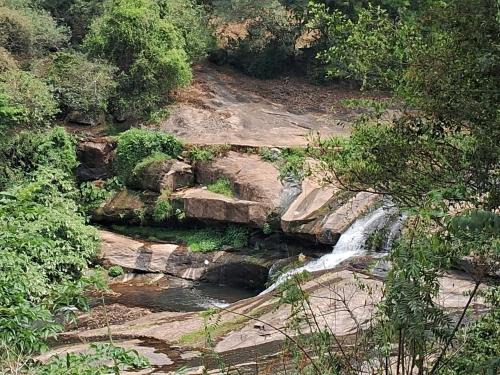 mysterious falls and bungalow