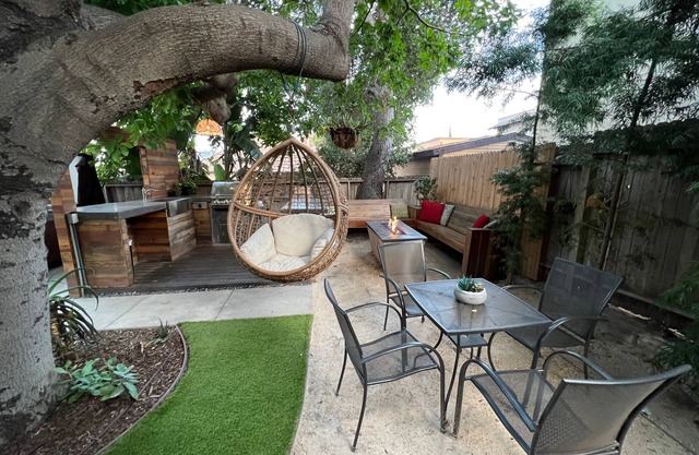 New 1Bd Steps to Broadway! Near Downtown, Zoo, Coronado, Jacuzzi & BBQ Area with Fire Pit!