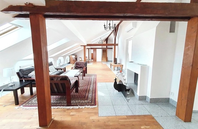 New Large Apartment for 7 person with TerraceWiFi, AC in charming Old TownPrague