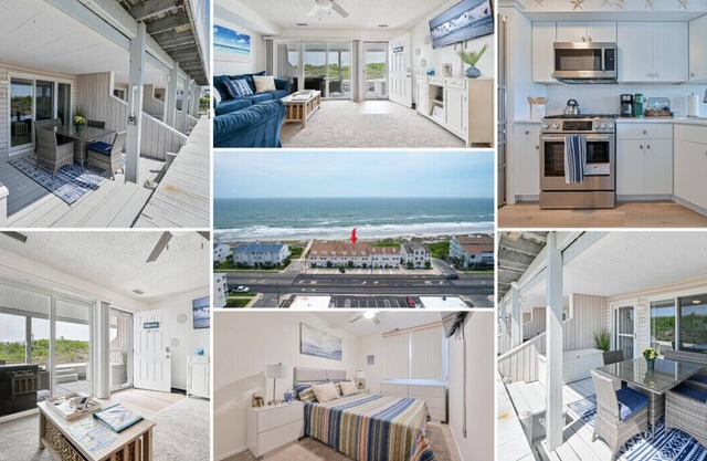 New! Ocean Front Couple's+Family Retreat-Close2AC!