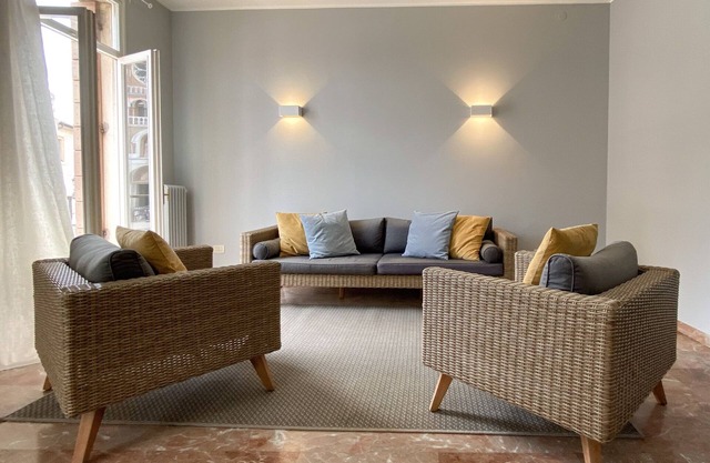 Newly renovated apartment with a view of St. Anthony's Basilica