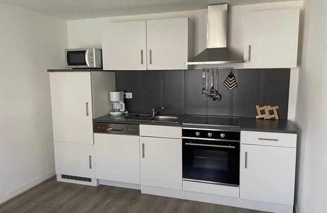 Nichtraucherwohnung mit Zugang zum Garten für 2 Erwachsene mit Kind