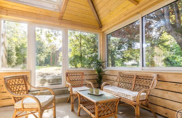 Noble house with garden, near St Vigor Abbey