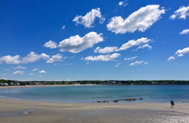 Oceanfront Splendor: Magnificent Retreat Across From Gooch`s Beach in Kennebunk,