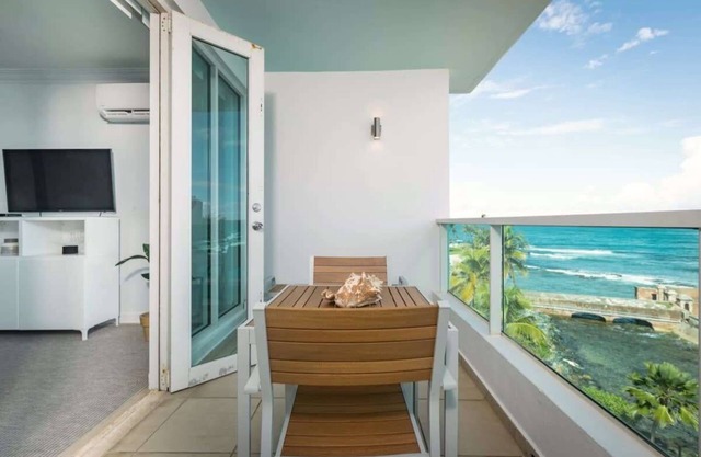 Oceano Studio | Oceanfront Studio with Kitchen in Trendy Condado Location