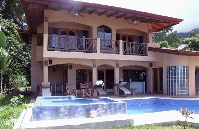 Ojochal Home with Pool/Ocean View/Private Jungle Trail & River on 12 acres.