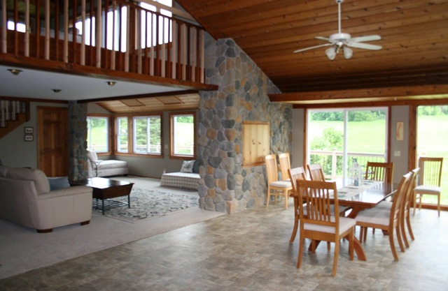 On 278 pristine acres, 1 acre fishpond, close to all Spring Green attractions!