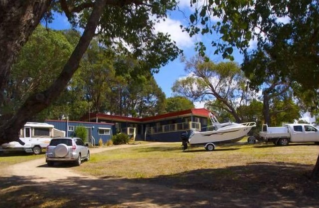 On the beach at Bunga Ocean & Lakeside Holiday House