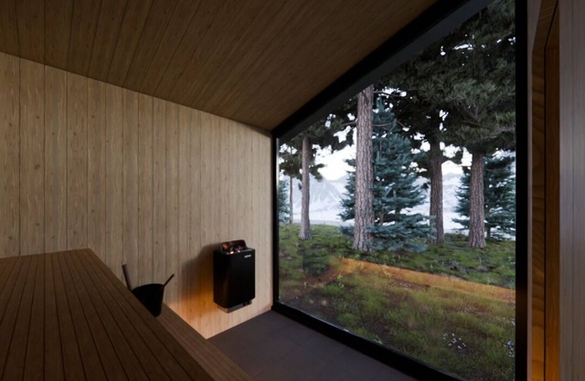 On the River | Modern A-frame w/Private Sauna, Golden BC (CABN A)