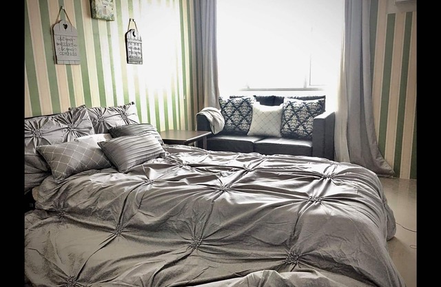 Our amazing apartment has a wonderful outdoor pool and a beautiful garden!