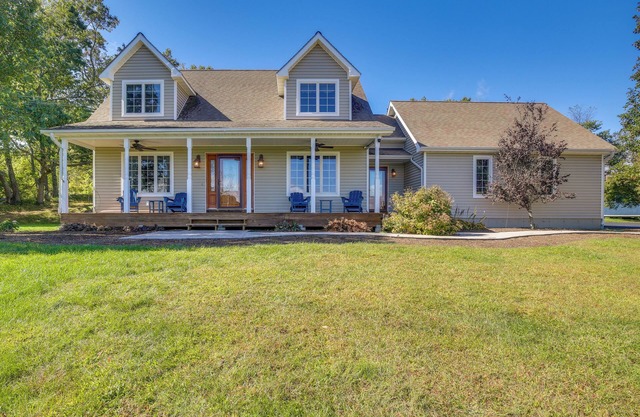 Outdoor Space w/Stunning Views: New Milford Home!