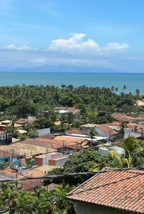 Pé na areia