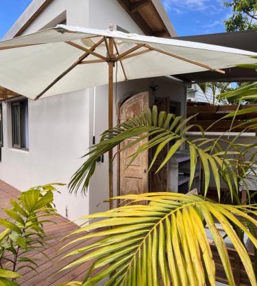 Paillote Plume Bleue