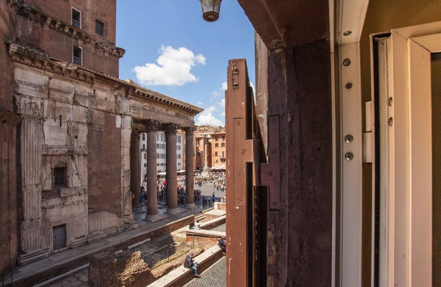 Pantheon view in the heart of Rome