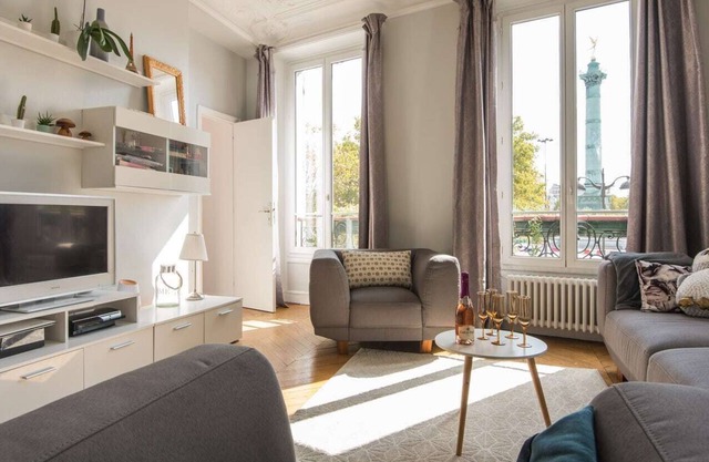 ❤️❤️Paris Center Bastille Magnificient view Flat 3 rooms 2 bedrooms