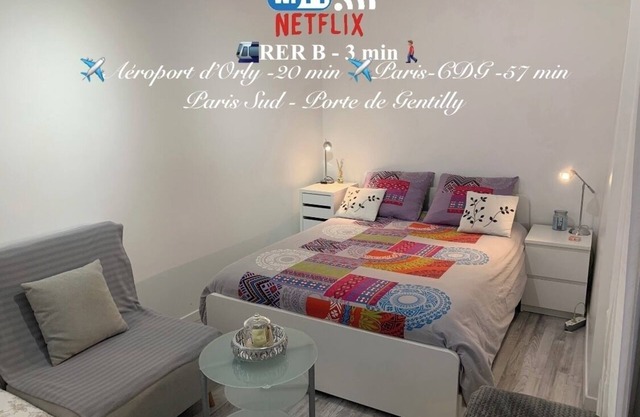 Paris Sud-porte de Gentilly Mignon T2 Tout Équipé a 250 m de Paris 14 e Charlety