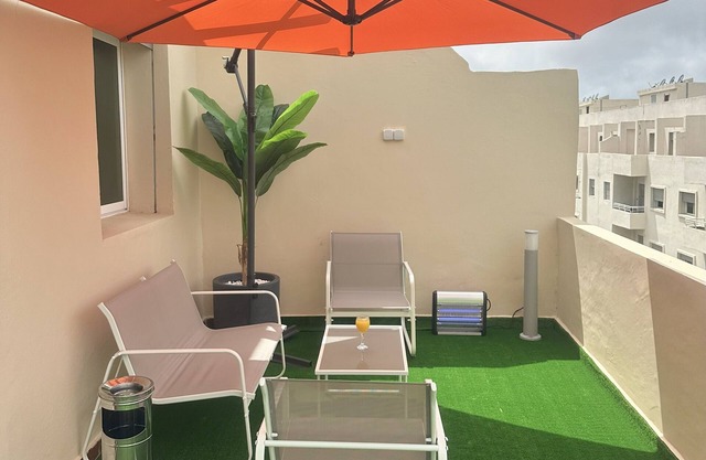 Peaceful 2-bedroom apartment with terrace in Tangier , mountains panoramic view