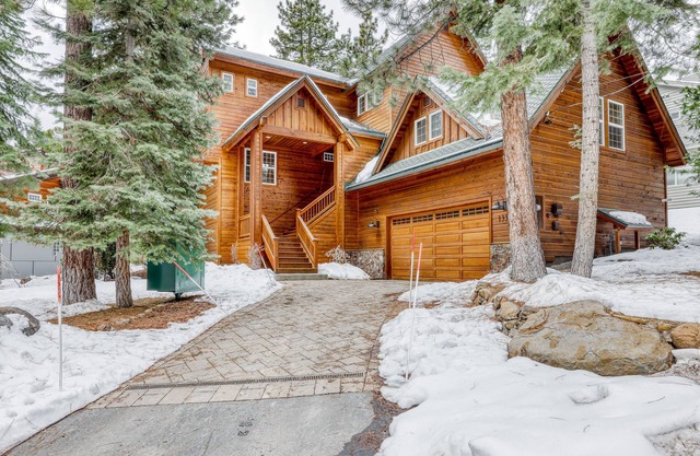 Peaceful Forest Retreat with Hot Tub, EV Charger, Game Room & Near Kings Beach