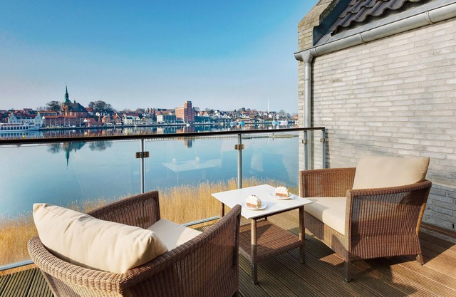 Penthouse apartment "Eignerlodge" in the Schleibrücke in Kappeln.