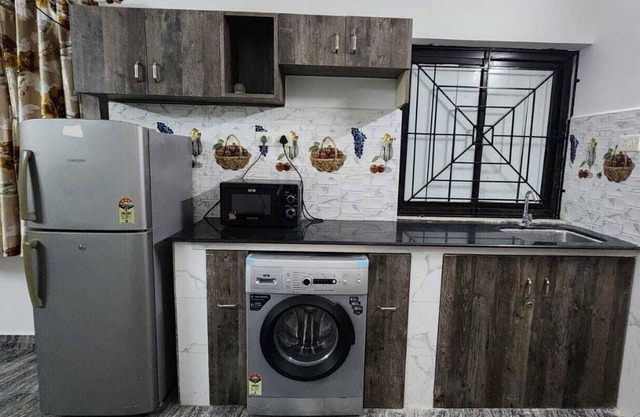 Poolside Fully Furnished 2BHK Apartment at Saldanha Palms resort in Candolim.