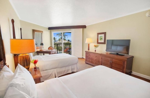 Premium Pool Ocean View 2 Double Beds at Kauai Beach Resort & Spa