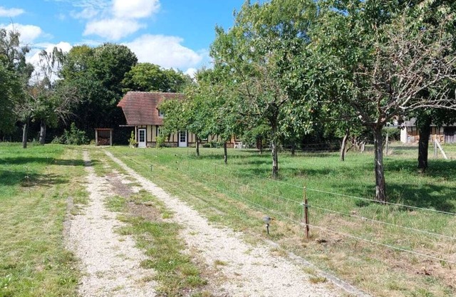 Pretty Norman house with orchard
