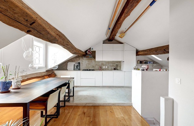 Pretty Parisian Penthouse for group/families of 4