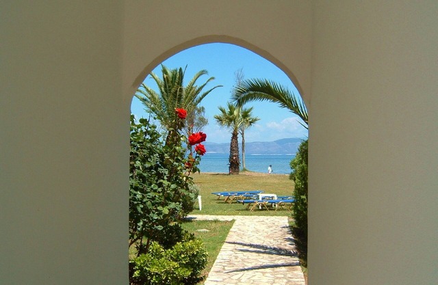Pretty Sea View Studios and Apartments on the beach on Corfu island