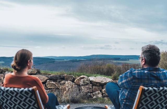 Private holiday apartment in the Hunsrück with a wonderful valley view and cedar sauna