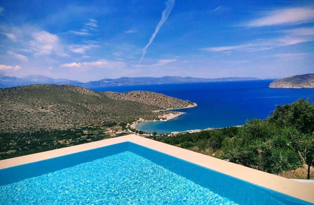 Private villa Kefali - private pool - spectacular view